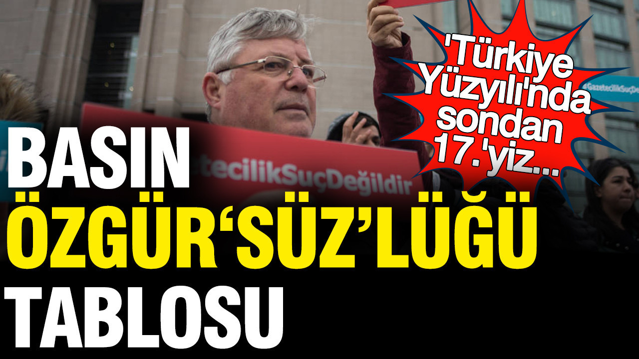 Türkiye, Basın Özgürlüğünde Dünya Sıralamasında 163. Sırada