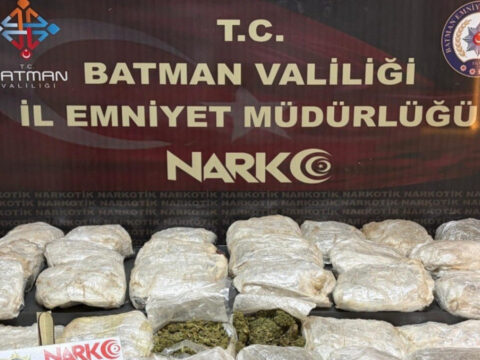 Batman’da Uyuşturucu Operasyonu: 20 Kilogram Skunk Ele Geçirildi